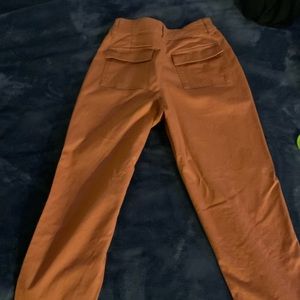 Newly used dark orange joggers, great material and comfy as well as casual